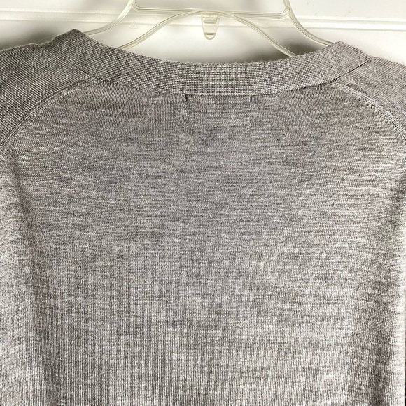 Brooks Brothers Wool Cardigan Sweaters for Men Size Large Gray Extra Fine Merino - Picture 8 of 12